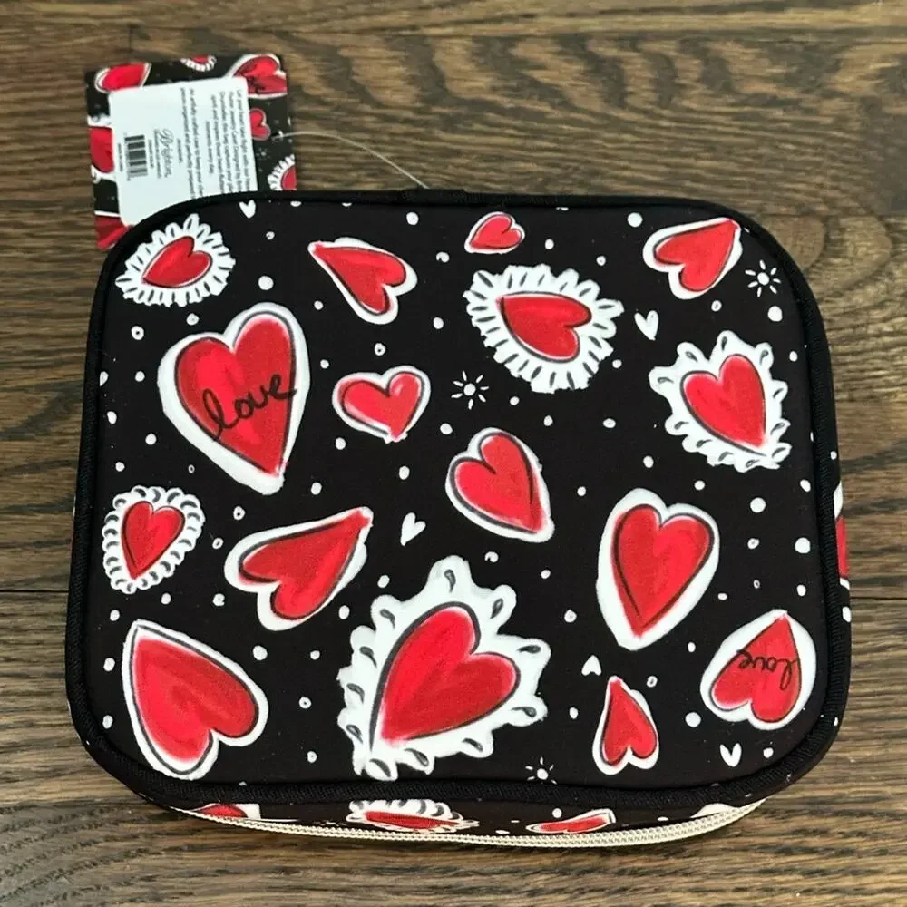 Brighton Hearts A Flutter Travel Jewelry Case NWT - Picture 2 of 8